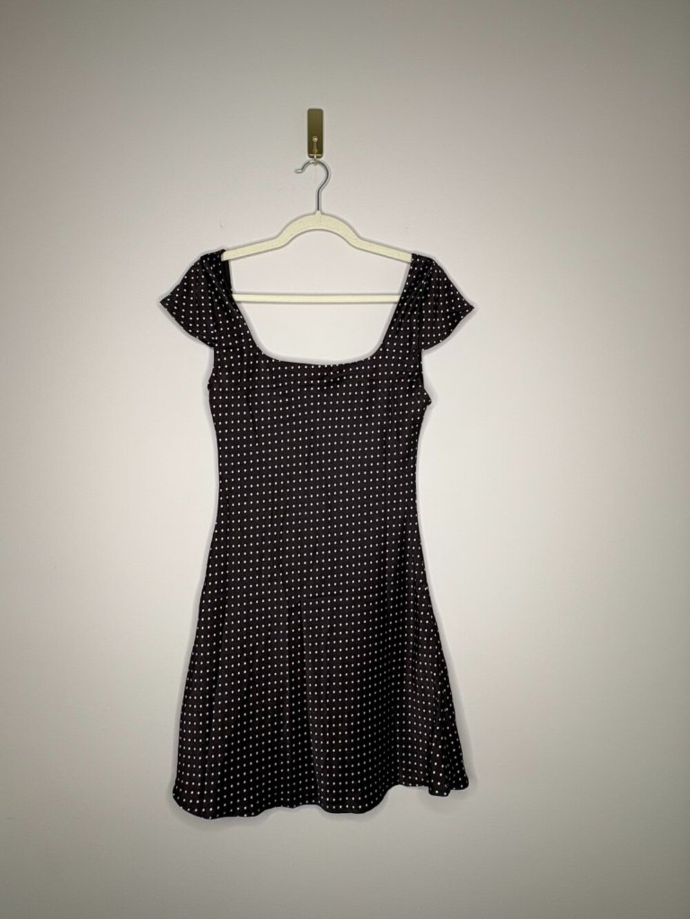 Princess Polly Lucienna Polka Dot Mini Dress Black White Size 6 NWT - Picture 3 of 13